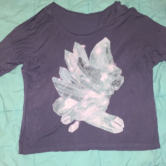 Quarter sleeve pen back high low tee - Picture 1 of 3